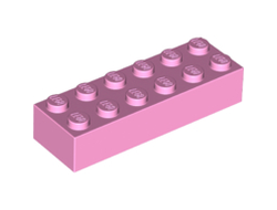 Brick 2 x 6, Bright Pink (2456 / 6054860 / 6228963)