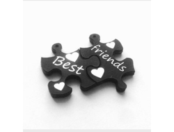 Кулон "Best Friends" пазлы 2 шт