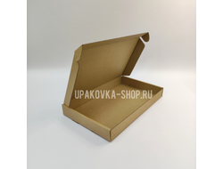 Коробка с откидной крышкой 260*160*30 мм БУРЫЙ