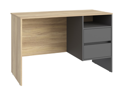 Набор мебели ОСКАР - Стол ОС-23 Блэквуд ячменный/Графит правый