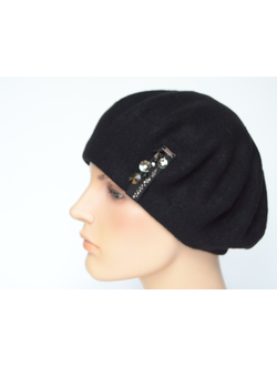 Vizio 1008 BL берет черный Италия