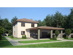 Дом из несъемной опалубки - Проект №13 | Woodbark.ru