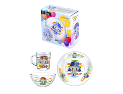 Набор посуды для завтрака "Слоник"