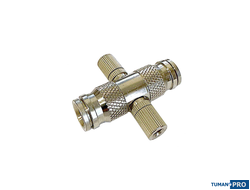 Фитинг Slip-Lock для двух форсунок проходной усиленный Ø3/8"