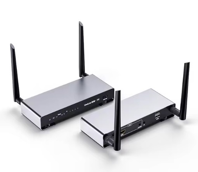 DE200KVM — Беспроводной удлинитель HDMI KVM, FullHD, до 200 м. Поддержка функции KVM.