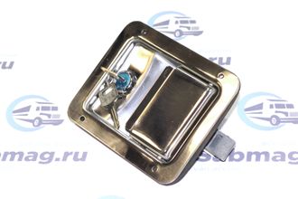 Замок врезной автомобильный, клавишный 140х108