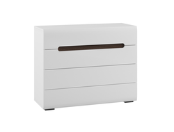 КОМОД АМБРА (белый глянец, белый), 900*870*420