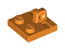 Hinge Plate 2 x 2 Locking with 1 Finger on Top, Orange (92582 / 6167290)