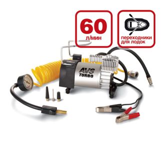Компрессор AVS Turbo KS600 60л/мин до 10атм металлический