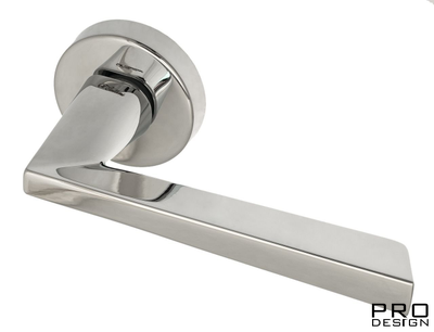 Дверная ручка на круглом основании Fratelli Cattini "UNICA" 7-CR полированный хром