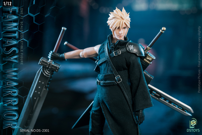 Клауд Страйф (Final Fantasy VII Remake) - КОЛЛЕКЦИОННАЯ ФИГУРКА 1/12 Fantasy Warrior Cloud Piece (DS-2301) - DSTOYS