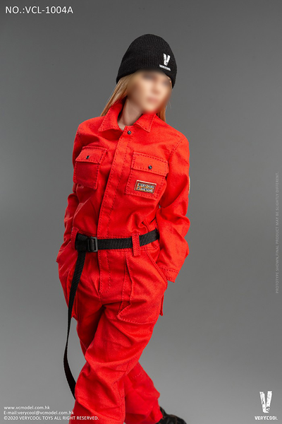 Женский комплект с комбинезоном (оранжевый) 1/6 Work-Wear Set (Tangerine) (VCL-1004A) - VERYCOOL
