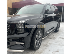 Защита штатного порога труба Папа Тюнинг d53 для GAC GS8 2025-