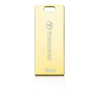 Флеш-память Transcend JetFlash T3, 16Gb, USB 2.0, золотой, TS16GJFT3G