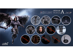 ПРЕДЗАКАЗ - Темный ангел - Коллекционная ФИГУРКА 1/6 Silent Wings Dark Angel (LXF2512A) - Luxifa ?ЦЕНА: 38900 РУБ.?