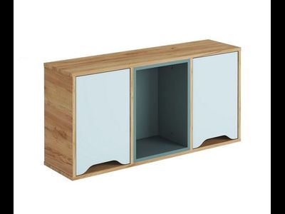 Полка навесная ПН-001 РИЧ Мята/Сумеречный голубой (Стиль)