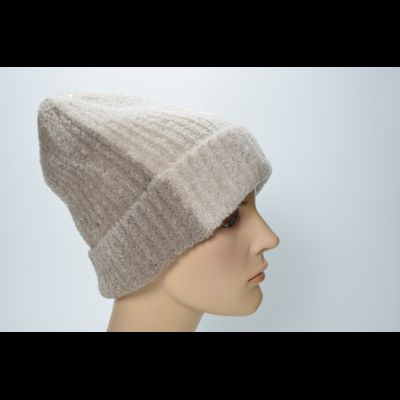 Шапка Vizio 1415 CRYO пудровая с бежевым