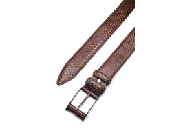 Ремень мужской 38 мм PY-k-0005 из змеиной кожи 2