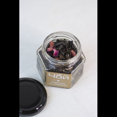 Чай подарочный /Клубника со сливками