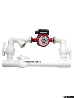 Байпас 32, 40, 50 полипропиленовый на американках для котла