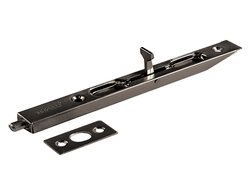 Шпингалет торцевой L160 BN никель черный