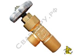 Вентиль газовый мембранный БАМЗ ВБМ-1 W27.8 - G3/4 20МПа Ar, He, N2