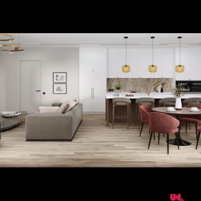 Кварцвиниловая плитка Damy Floor Family LVT Дуб Натуральный / Natural Oak 6607-9 — LVT 43 класс толщина 2.5 мм с фаской клеевая 4.13 м2