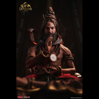 Индийский бог Шива (золотой) - Коллекционная фигурка 1/6 Shiva The Destroyer Golden (PL2023-221A) - TBLeague