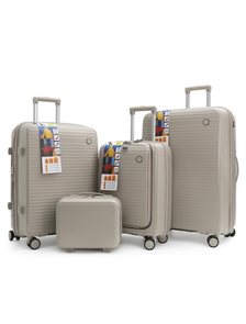 Чемодан средний Freedom Brain Полипропелен M бежевый