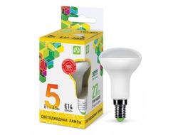 Лампа светодиодная ASD standard R50 E14 5W(450lm) 3000K 2K 86x50 пластик/матовый  1531