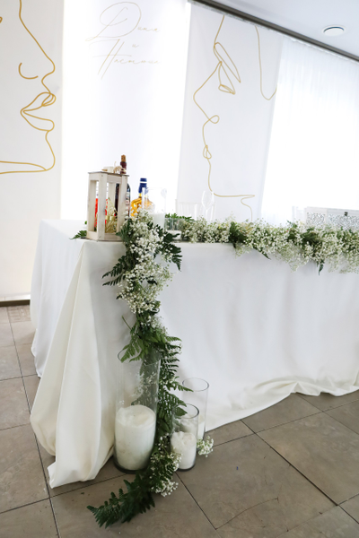 Декор стола "Воздух"