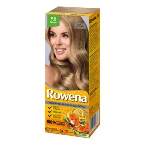 Rowena Стойкая Крем-Краска для волос тон 9.0 Блондин ( с аммиаком)