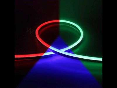 Гибкий светодиодный неон 2835 120LED/m 8x16мм 12V IP65 RGB односторонний