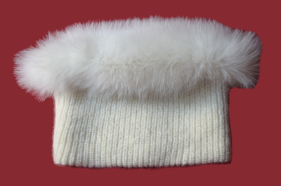 Vizio Collezione шарф труба с мехом зима 2020 фото