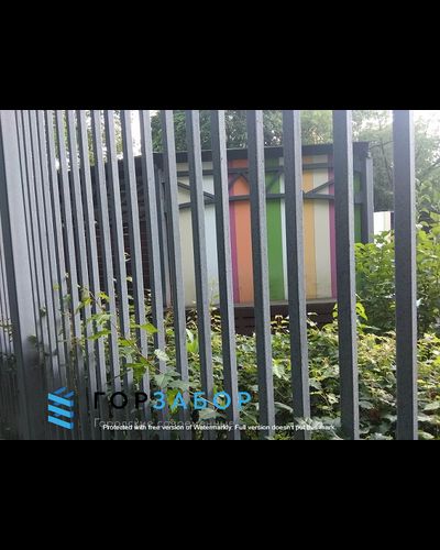 Раздвижные ворота из профильной трубы цинк полимер