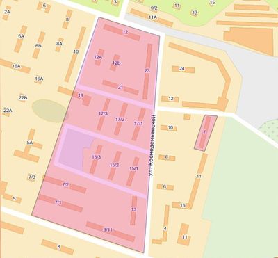 Космодемьянская-Комсомольская (116 щитов)