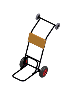 Тележка для ПЛМ с дополнительными колесами