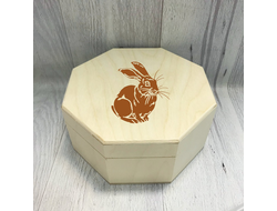 Шкатулка с гравировкой год Кролика №10