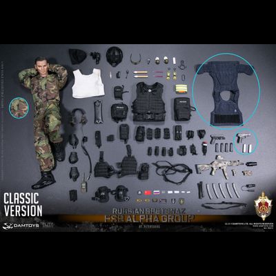 Спецназ ФСБ "Альфа" в Санкт-Петербурге - Коллекционная ФИГУРКА 1/6 scale Aciton Figure RUSSIAN SPETSNAZ FSB ALPHA GROUP St.Petersburg (78071) - DAMTOYS