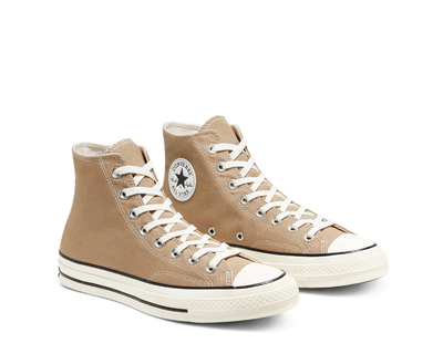 бежевые высокие кеды Converse Chuck Taylor 70 168504c фото