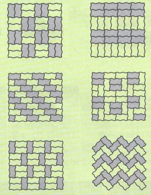 Рисунки тротуарной брусчатки