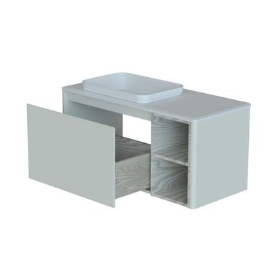 ШКАФ НИЖНИЙ КАПЕЛЛА 1100-500-2 С ВНУТРЕННИМ ВЫДВИЖНЫМ ЯЩИКОМ СТОЛЕШНИЦА НАТУРАЛЬНЫЙ МРАМОР BIANCO CARRARA