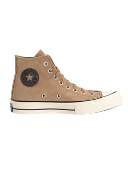 Кеды Converse Chuck Taylor 70 замшевые бежевые высокие