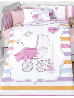 Постельное белье TANGO Polletto ранфорс ясли 100x150x1 100x150x1 35x45x2 PL1015-04