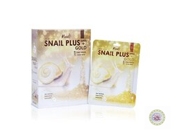 Тканевая маска c Улиткой и Золотом Moods Snail Plus + Gold