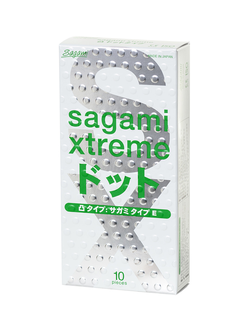 719/1 Презервативы Sagami, xtreme, type-e, латекс, 18,5 см, 5,2 см, 10 шт.