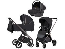 Коляска 3в1 Carrello Ultra Night Black 2024 (nova)