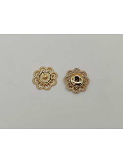 Кнопка декоративная 25 мм золото, дизайн В88-36