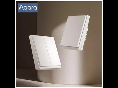 Умный Выключатель Aqara E1 (CN) без нулевой линии 2 клавиши QBKG39LM
