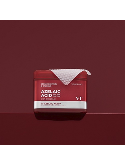 Тонер-пэды с азелаиновой кислотой VT Cosmetics Az Care Toner Pad, 60 шт